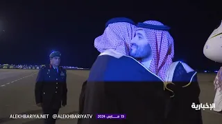 #ولي_العهد يصل إلى المدينة المنورة