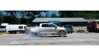 How to perform burnout with Tundra
