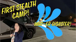 First STEALTH camp. Wat-er DISASTER!