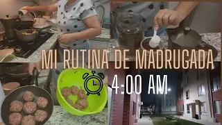 🌞MI RUTINA DE MADRUGADA 4:00 AM | ASI SON MIS MAÑANAS CON 3 HIJAS 🌞