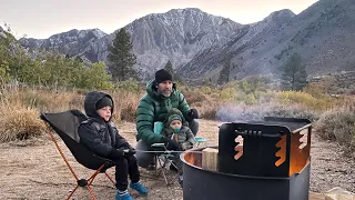 Sprinter Van Camping at Convict Lake, CA