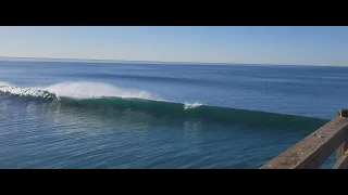 semi clean 4-6 foot surf at oceanside pier