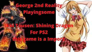 Ikki Tousen: Shining Dragon JP Ps2 game play by George 2nd Reality