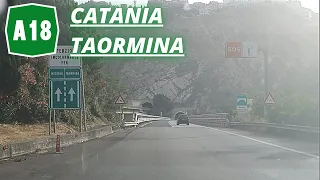 Autostrada A18 Messina-Catania | PERCORSO CATANIA-TAORMINA