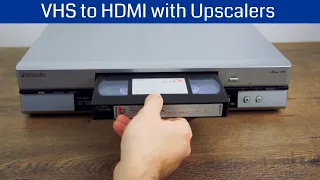 VHS to HDMI capture with video upscalers