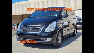 2016 Hyundai G.starex used car export (GU727898) carwara,. 카와라 그랜드스타렉스 수출