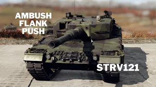 Ambush flank and push with the strv 121, war thunder