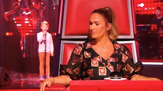 Mathis - "Derniére danse" | Blind Auditions | The Voice Kids Belgique