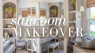 Cozy Cottage Sunroom Makeover | Transforming Our Space with 'Stone Hearth' by Benjamin Moore