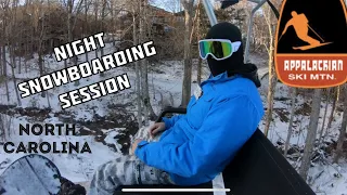 Snowboarding at Appalachian Ski Mountain | NC