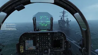 DCS Harrier, First landing