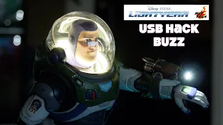 Hot Toys Disney "LIGHTYEAR" Buzz Toy Story 1/6 figure review USB hacked Danoby2