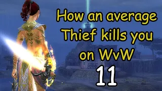 Thief kills/escapes compilation WvW | zergs and roaming | GW2 | No music | No 11