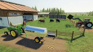 A day in the life of a farmer | Old tractors and animals | Back in my day 21 | Farming simulator 19