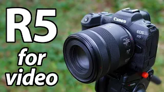 Canon EOS R5 for VIDEO review: 1 YEAR test: 4k HQ, 4k 120, 8k, overheating
