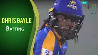 PSL 2017 Match 20: Karachi Kings vs Islamabad United - Chris Gayle Batting - MA2