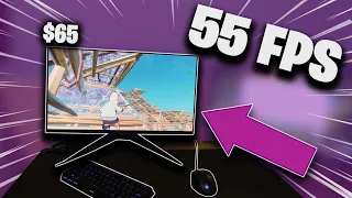 Playing Fortnite On The Most Affordable Monitor In 2024!