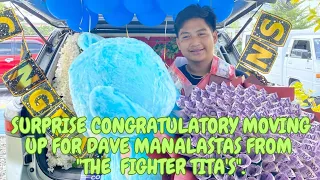 SURPRISE CONGRATULATORY MOVING UP FOR DAVE FROM THE FIGHTER TITA'S 🥰😍🫶❤️ #davemanalastas