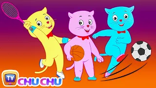 Three Little Kittens Played Games at Rio - Nursery Rhymes by Cutians™ - The Cute Kittens | ChuChu TV