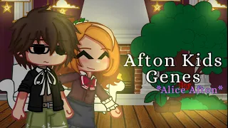 Afton kids genes + future || gacha club