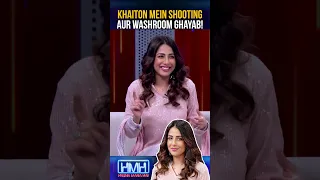 Khaiton mein shooting!😂 - #hasnamanahai #tabishhashmi #ushnashah #geonews #shorts