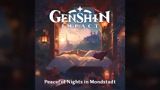 Genshin Impact - Peaceful Nights in Mondstadt | Genshin Impact Lofi ✨ 1 Hour Lofi Hip Hop