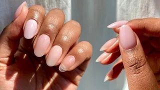 Swatch With Me! DND Sheer Nude Gel Polishes | OPI Bubble Bath & Modelones Builder Gels