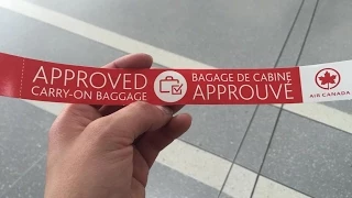 Air Canada carry-on crackdown