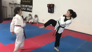 Beyza Özerkan2.DAN İdil Balkı Demir 3.GIP şparring (vuruşsuz) musabaka 🥋🌹👍