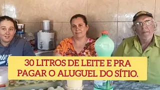 o Quinzinho paga o aluguel em leite e ainda matem as tradições da roça.