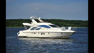 Яхта Azimut 55 (Азимут) (видео) - аренда яхт и катеров| СК Моспароходство