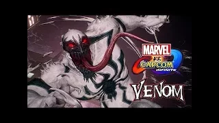 Геймплейный трейлер персонажа Веном в игре Marvel vs. Capcom: Infinite!