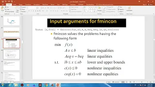 Solve Optimization problems in Matlab: (genetic algorithm, fmincon, ..etc)