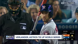 Justin Verlander ran sleeveless into Astros dugout to encourage his teammates
