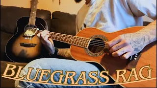 Bluegrass Rag - Ibanez Parlor Guitar - Finger-style Ragtime.