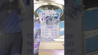 99 Zidane IS THE BEST PLAYER EVER! 🤯 #fifa #fifa23 #eafc #fut #football #shorts