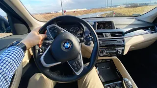 BMW X1 F48 xDrive 18d [2.0 Diesel 150 HP] | Test Drive #20 | POV Driver. TV