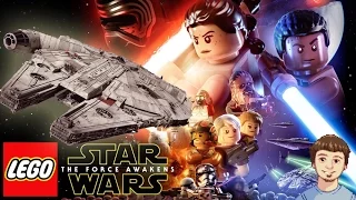 LEGO Star Wars: The Force Awakens Gameplay Walkthrough - Full Demo - Flying the Millennium Falcon!!!