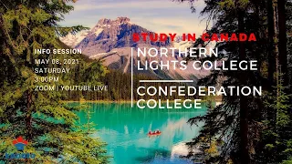 Study in Canada with Northern Lights College and Confederation College