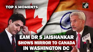 Top 5 Moments | EAM Dr S Jaishankar shows mirror to Canada in Washington DC