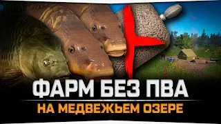 Фарм серебра на Медвежьем озере без использования ПВА • Русская Рыбалка 4