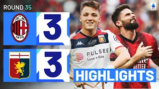 MILAN-GENOA 3-3 | HIGHLIGHTS | Honours shared after San Siro goalfest | Serie A 2023/24