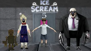 Ice Scream 5 Friends - New Official Game - Full Gameplay Walkthrough + Download Link Game