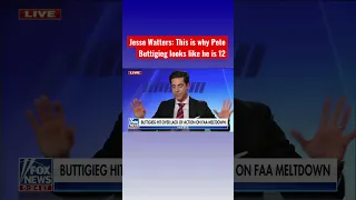 Jesse Watters torpedoes Mayor Pete’s transportation woes #shorts #shortsvideo #shortsfeed