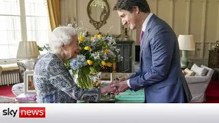 Queen holds first in-person engagement since catching COVID