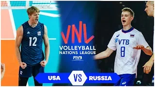 USA vs Russia | Highlights | Fnal Round Men's VNL 2019 (HD)