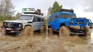 Японец против Русского! ... Ломучий УАЗ и старый Nissan Patrol. Внедорожники 4x4