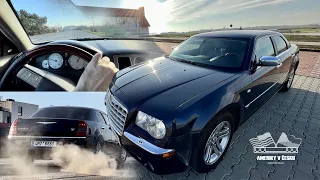 POV CHRYSLER 300C 5,7 HEMI po Praze a okolí - Jak jezdí na zimákách? I AMERIKY V ČESKU vlog