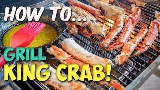 BUTTERY GRILLED KING CRAB LEGS | DAD BOD BBQ