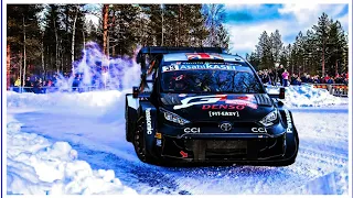 WRC Rally Sweden 2024 - Rally1 trials, speed, winter jumps - WRC